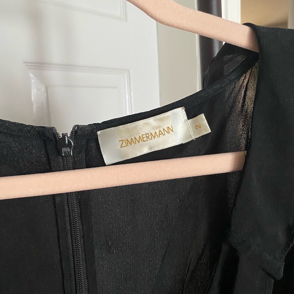 Zimmermann frill scoop neck silk dress - Picture 4 of 8